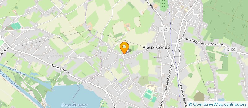 localisation de l'entreprise INTERMEDE à VIEUX-CONDE