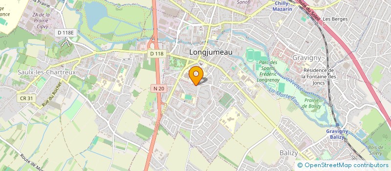 localisation de l'entreprise INTERMEDES à LONGJUMEAU