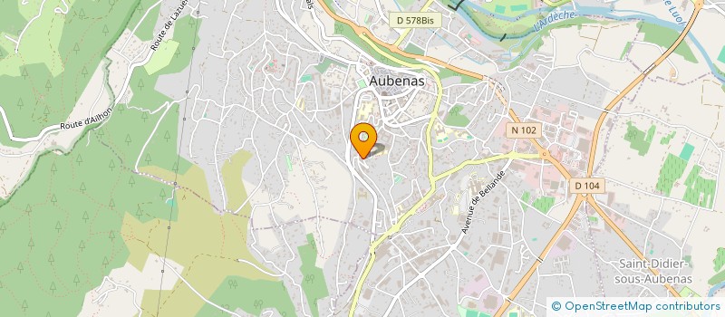 localisation de l'entreprise INTERMEDIAIRE DEFIS 07 à AUBENAS