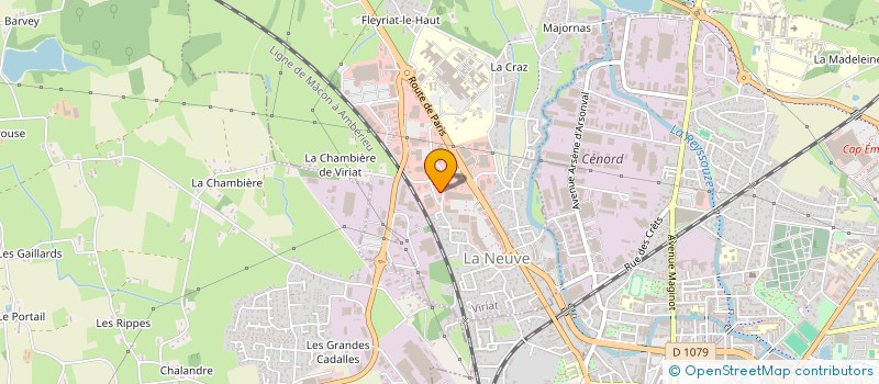 localisation de l'entreprise INTERMEDIAIRE DOMICILE SERVICES AIN à VIRIAT