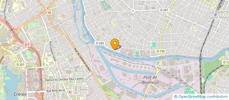 localisation de l'entreprise INTERMEDIAIRE REGIE PUBLICITAIRE  SAINT-MAUR-DES-FOSSES