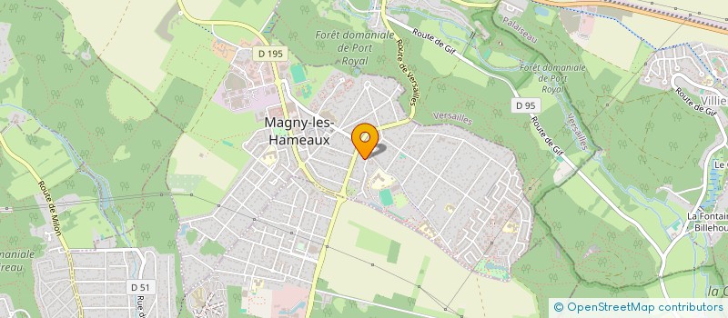 localisation de l'entreprise INTERMEDIAL  MAGNY-LES-HAMEAUX