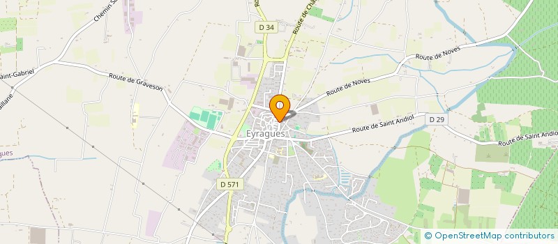 localisation de l'entreprise INTERMENAGER  EYRAGUES