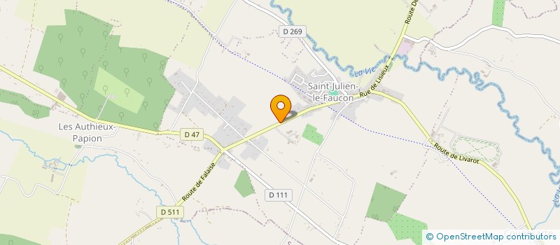 localisation de l'entreprise INTERMEZZOS - RENCONTRES CULTURELLES EN VALLEE DE LA VIE  MEZIDON VALLEE D'AUGE