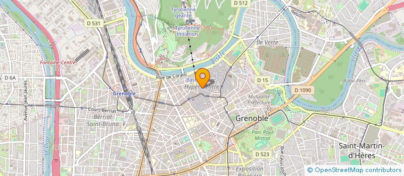 localisation de l'entreprise INTERMIS à GRENOBLE