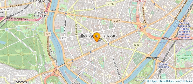 localisation de l'entreprise INTERN RISK MANAGEMENT COMPANY FRANCE à BOULOGNE BILLANCOURT