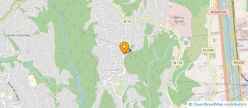 localisation de l'entreprise INTERNA RENSEIG INVESTIGATIONS SERVICES  LA GAUDE