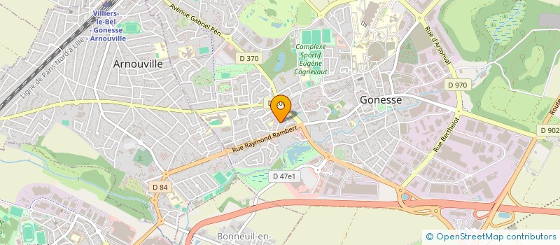 localisation de l'entreprise INTERNAT CH GONESSE  GONESSE