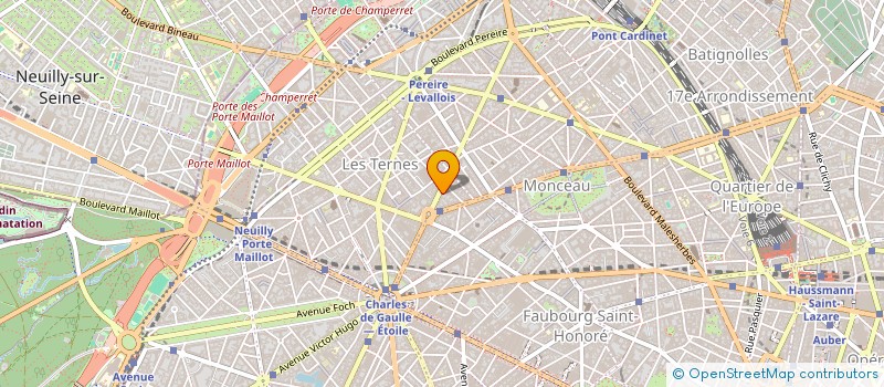 localisation de l'entreprise INTERNAT HOTEL REPRESENT IHR EXPRESS à PARIS
