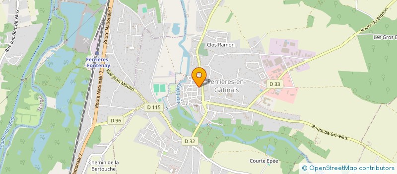 localisation de l'entreprise INTERNAT JEANNE D ARC à FERRIERES-EN-GATINAIS