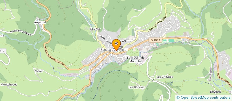 localisation de l'entreprise INTERNAT PRIMAIRE LE SOLEIL  BOURG-ARGENTAL