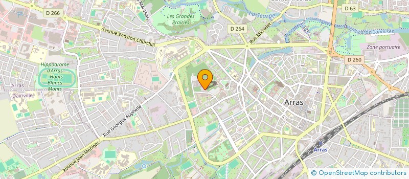 localisation de l'entreprise INTERNAT SOEURS DU ST ESPRIT à ARRAS