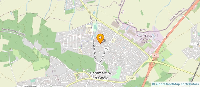 localisation de l'entreprise INTERNAT WILDE AND EXOTIC LIVE STOCK à DAMMARTIN-EN-GOELE