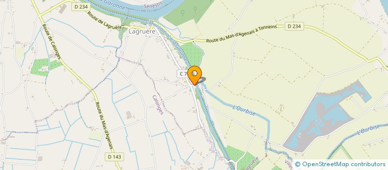 localisation de l'entreprise INTERNATION'ART  LAGRUERE