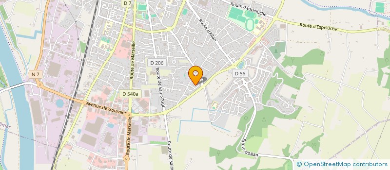 localisation de l'entreprise INTERNATIONAL à MONTELIMAR