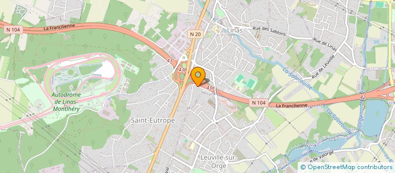 localisation de l'entreprise INTERNATIONAL AFRICA STRATEGIES  LINAS