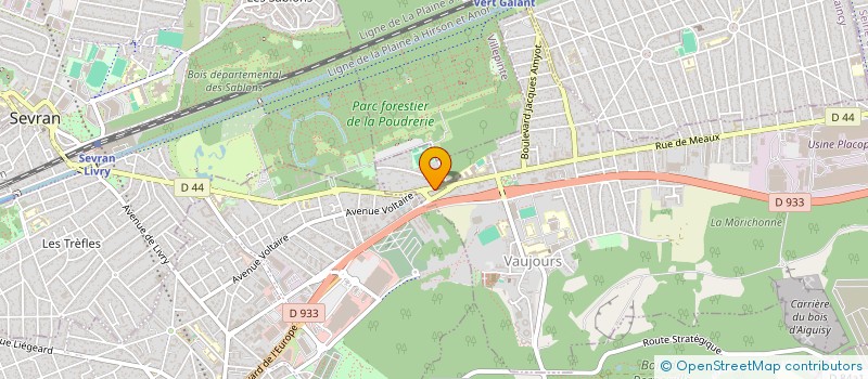 localisation de l'entreprise INTERNATIONAL AGRONOMIC AND BIOLOGICAL AGENCY  VAUJOURS