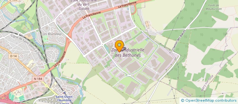 localisation de l'entreprise INTERNATIONAL AND PRO COM  SAINT-OUEN-L'AUMONE