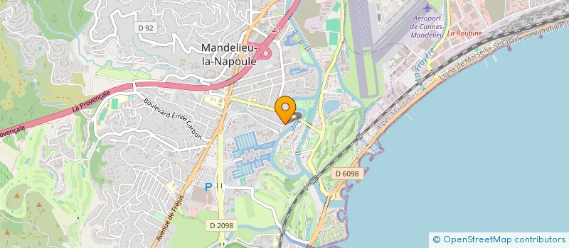 localisation de l'entreprise INTERNATIONAL AQUA WALKING  MANDELIEU-LA-NAPOULE