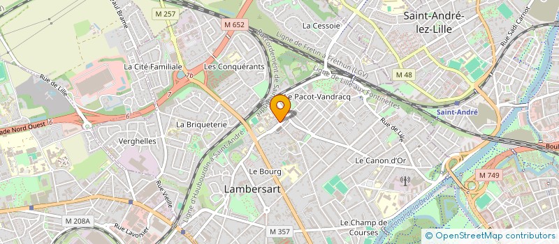 localisation de l'entreprise INTERNATIONAL ART MEDIA SARL à LAMBERSART