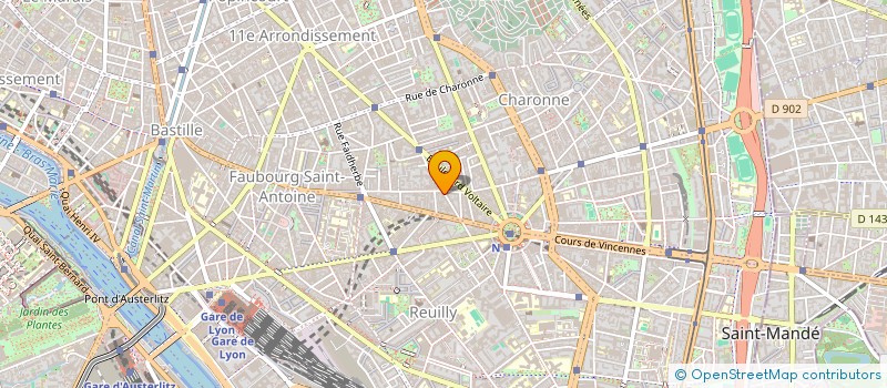 localisation de l'entreprise INTERNATIONAL ART OF LIVING FRANCE  PARIS