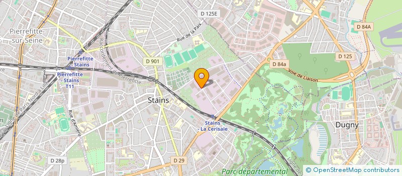 localisation de l'entreprise INTERNATIONAL ASSISTANCE CARGO EXPRESS  STAINS