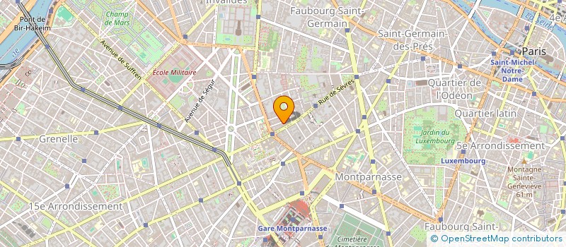 localisation de l'entreprise INTERNATIONAL ASSOCIATION OF LA SALLE UNIVERSITIES  PARIS