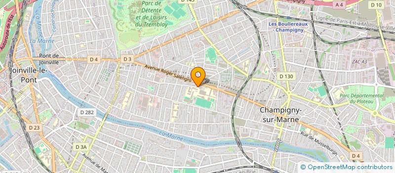 localisation de l'entreprise INTERNATIONAL ASSOCIATION OF RESEARCHERS IN ECONOMIC AND MANAGEMENT SCIENCE (IAREMS)  CHAMPIGNY-SUR-MARNE