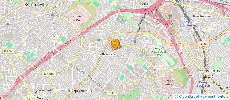 localisation de l'entreprise INTERNATIONAL BAFALO PROTECTION DES BIENS OU DES LOCAUX à MONTREUIL