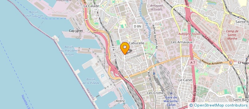 localisation de l'entreprise INTERNATIONAL BAR à MARSEILLE