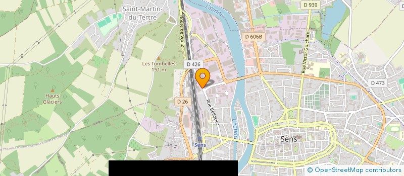 localisation de l'entreprise INTERNATIONAL BEER INVESTMENT COMPANY FRANCE à SENS