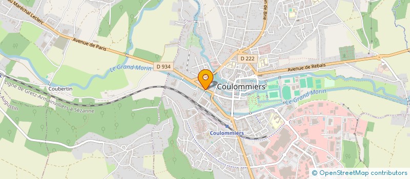 localisation de l'entreprise INTERNATIONAL BUREAU COMPAGNY à COULOMMIERS