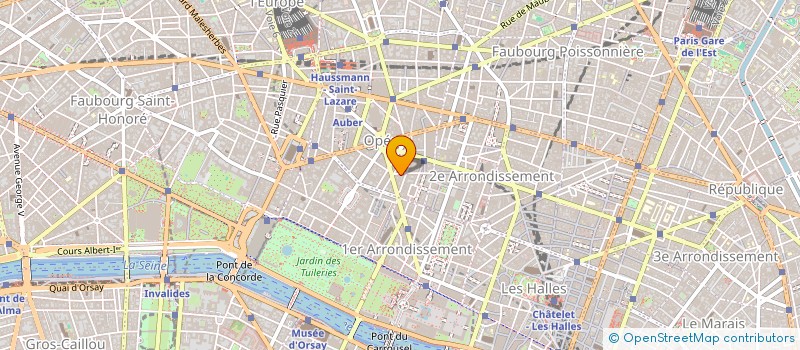 localisation de l'entreprise INTERNATIONAL BUREAUTIQUE INFORMATIQUE  PARIS