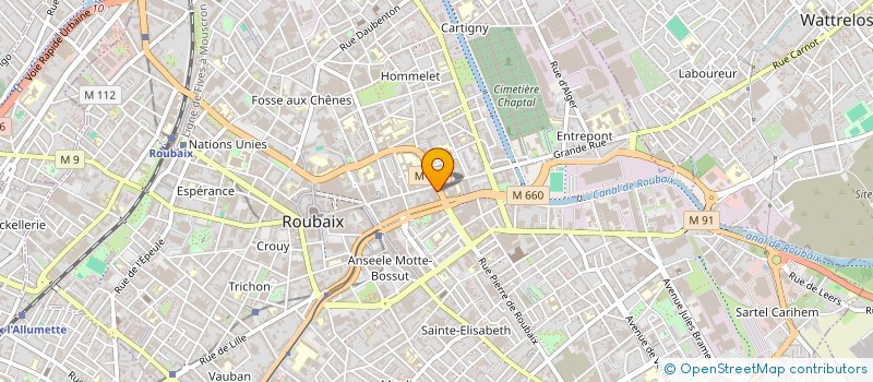 localisation de l'entreprise INTERNATIONAL BUSINESS AGENCY à ROUBAIX
