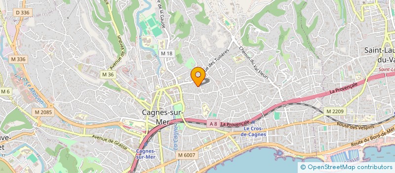 localisation de l'entreprise INTERNATIONAL BUSINESS CONSULTANTS à CAGNES-SUR-MER