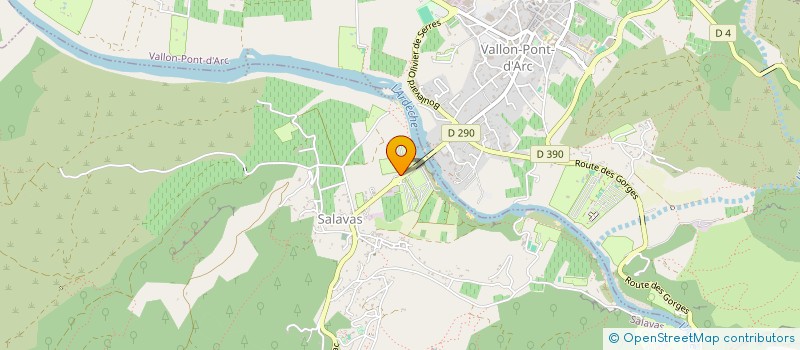 localisation de l'entreprise INTERNATIONAL CAMPING à SALAVAS
