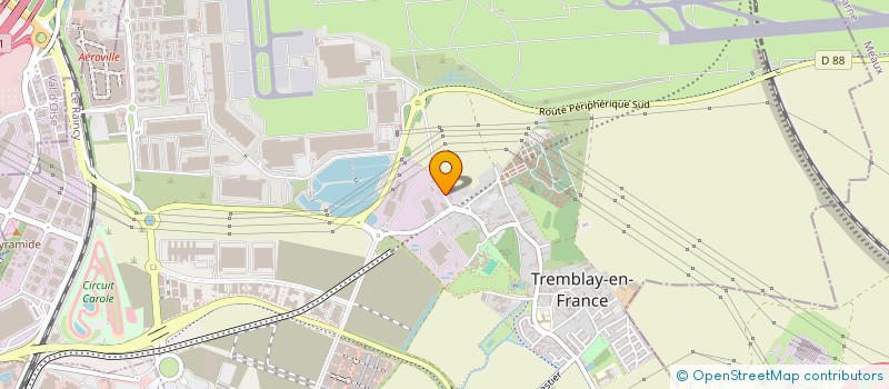 localisation de l'entreprise INTERNATIONAL CARGO SERVICES à TREMBLAY-EN-FRANCE