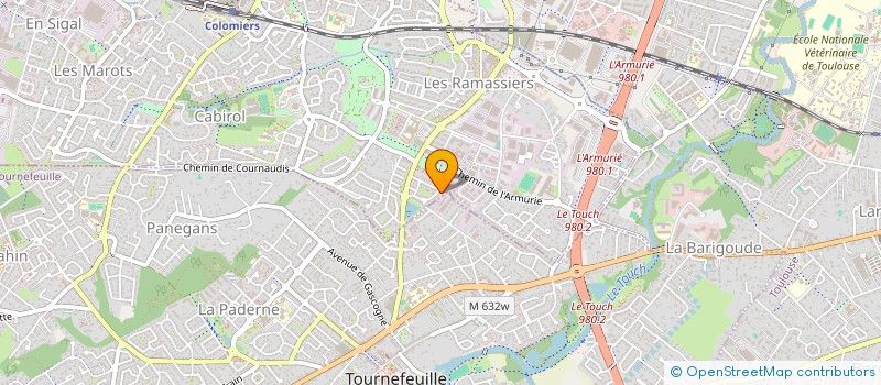 localisation de l'entreprise INTERNATIONAL'CARS à COLOMIERS
