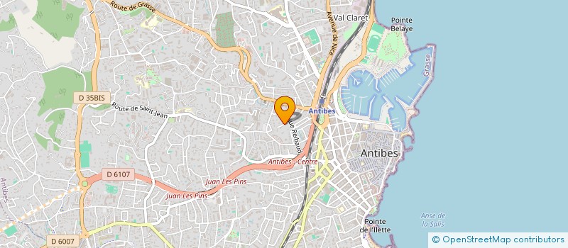 localisation de l'entreprise INTERNATIONAL CASINO CONSULTANTS à ANTIBES