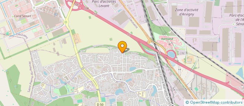 localisation de l'entreprise INTERNATIONAL CENTER OF FAITH PARIS (ICOF PARIS)  SAVIGNY-LE-TEMPLE