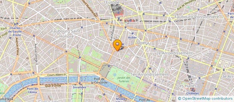 localisation de l'entreprise INTERNATIONAL CHAPTERS FRANCE  PARIS