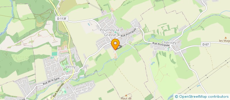 localisation de l'entreprise INTERNATIONAL CIBISTES FRANCE  POURNOY-LA-GRASSE