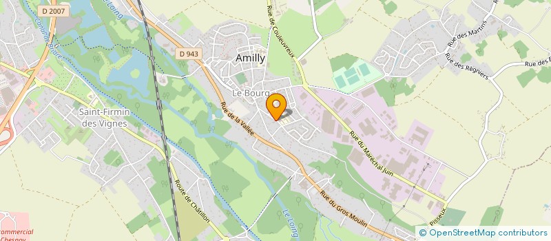 localisation de l'entreprise INTERNATIONAL COMMERCE DIFFUSION  AMILLY