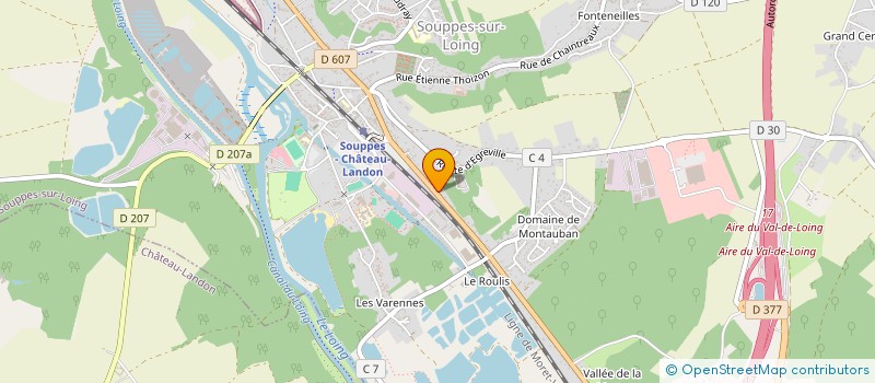 localisation de l'entreprise INTERNATIONAL COMMODITIES  SOUPPES-SUR-LOING