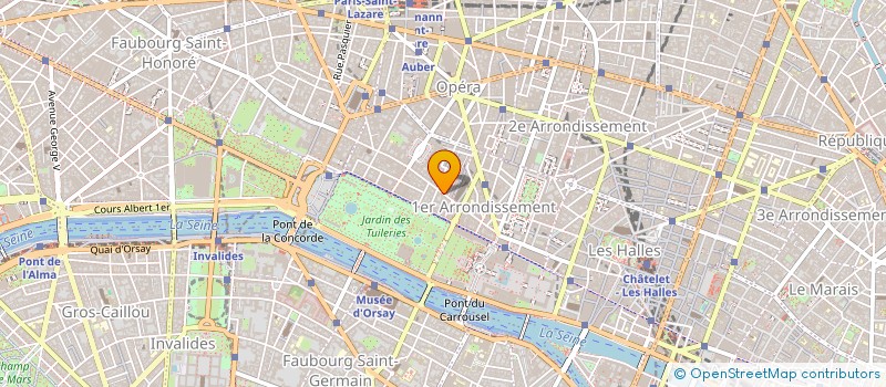localisation de l'entreprise INTERNATIONAL COMPAGNIE DISTRIBUTION & CREATION  PARIS