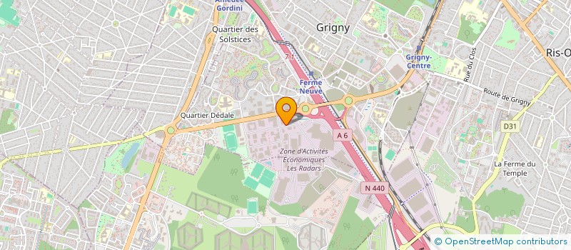 localisation de l'entreprise INTERNATIONAL COMPAGNIE PACKAGING  GRIGNY