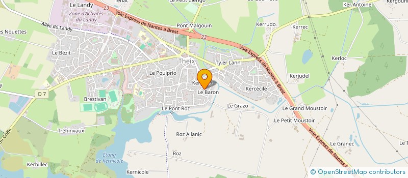 localisation de l'entreprise INTERNATIONAL CONCEPT AMENAGEMENT à THEIX-NOYALO