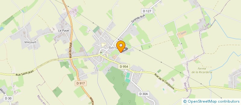 localisation de l'entreprise INTERNATIONAL CONFECTION SERVICES  BERSEE