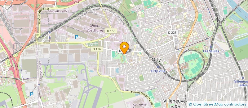 localisation de l'entreprise INTERNATIONAL CONNEXION  ORLY