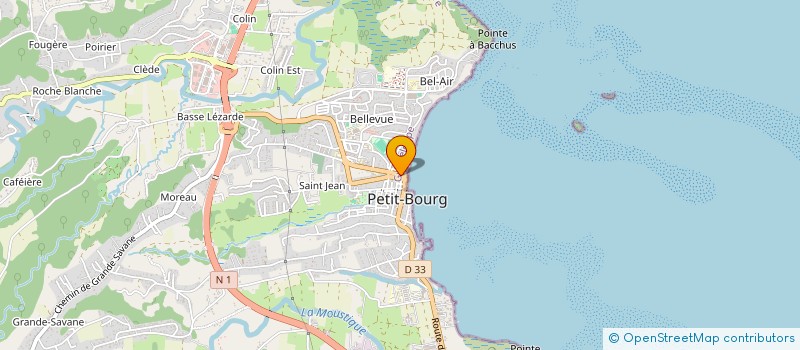 localisation de l'entreprise INTERNATIONAL CONNEXION  PETIT-BOURG